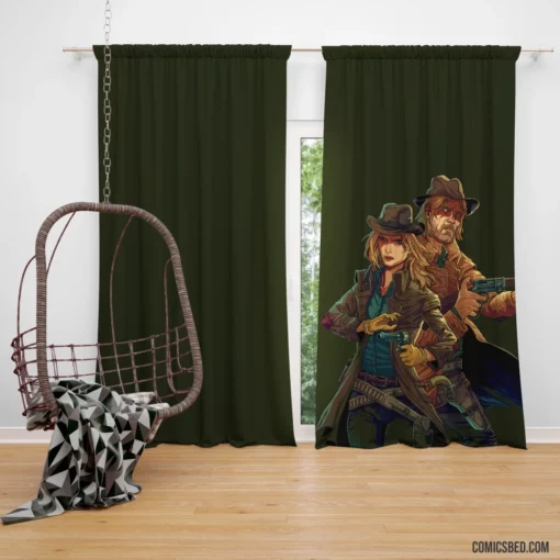 Daddy Little Girl Endearing Tales Comic Curtain