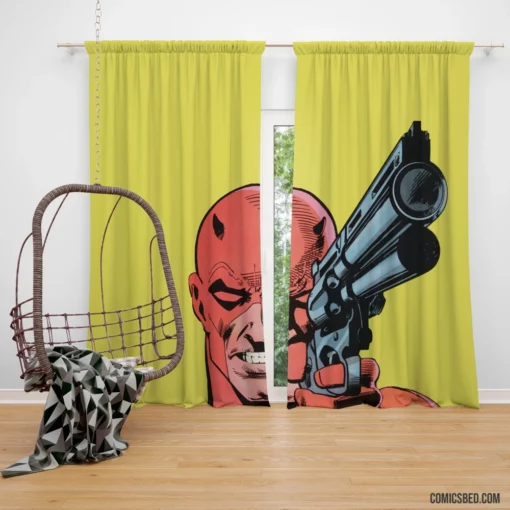 Daredevil Blind Hero Comic Curtain