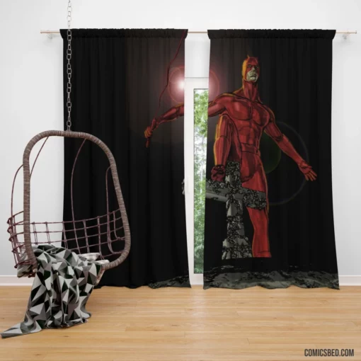 Daredevil Epic Quest for Justice Comic Curtain