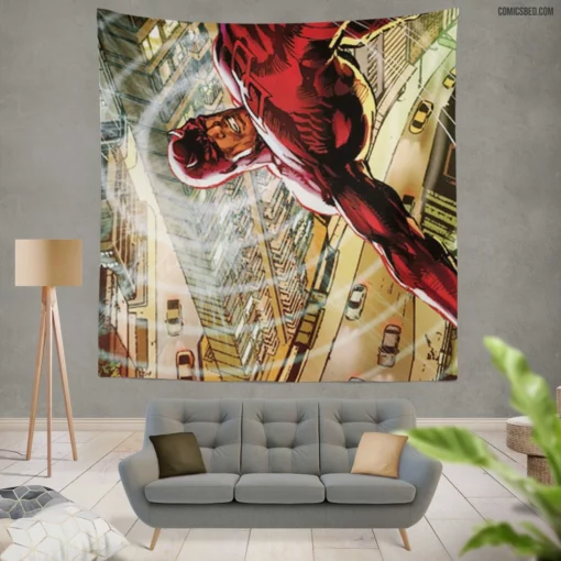 Daredevil Guardian of Hell Kitchen Comic Wall Tapestry