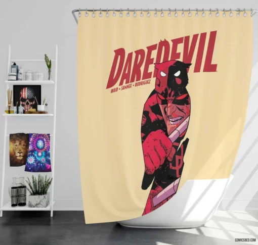 Daredevil Hell Kitchen Avenger Comic Shower Curtain