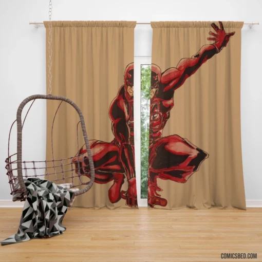 Daredevil Matt Murdock Journey Comic Curtain