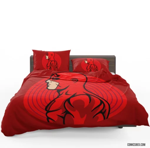 Daredevil Minimalist Marvel Hero Comic Bedding Set