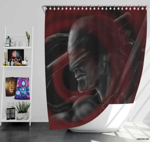 Daredevil Redemption Marvel Urban Hero Comic Shower Curtain