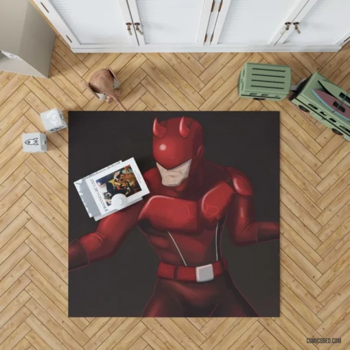 Daredevil Saga Marvel Urban Avenger Comic Rug