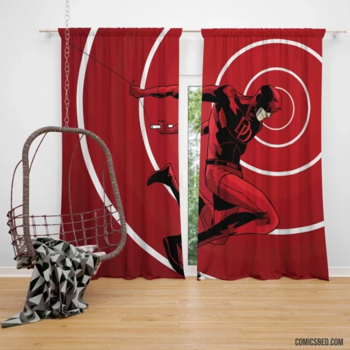 Daredevil Urban Vigilante Comic Curtain