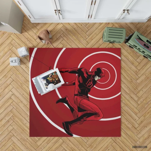 Daredevil Urban Vigilante Comic Rug