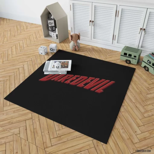 Daredevil Vigilante Law Comic Rug 1