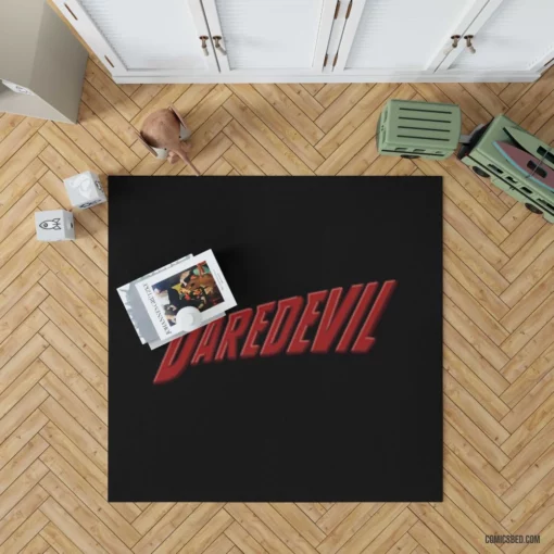 Daredevil Vigilante Law Comic Rug