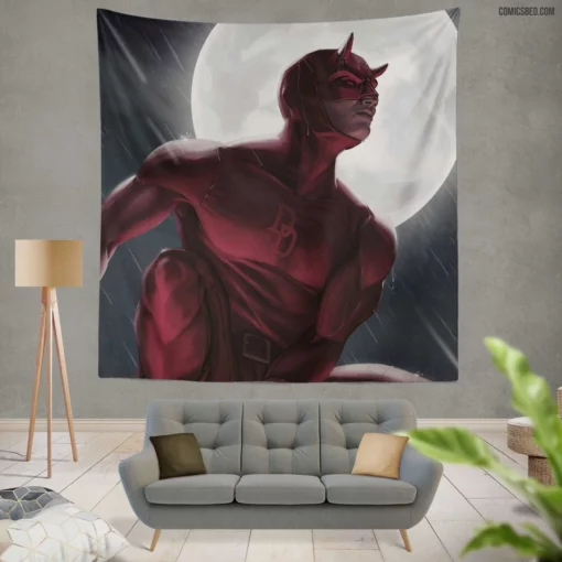 Daredevil Vigilante Quest Marvel Chronicles Comic Wall Tapestry