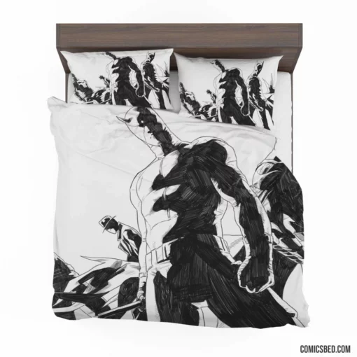 Daredevil vs. Punisher Colliding Justice Comic Bedding Set 1