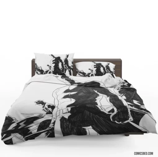 Daredevil vs. Punisher Colliding Justice Comic Bedding Set