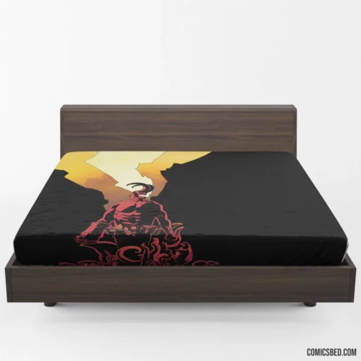 Dark Horse Hellboy Chronicles Iconic Adventure Comic Fitted Sheet