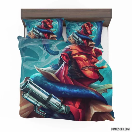 Dark Horse Legendary Antihero Hellboy Comic Bedding Set 1