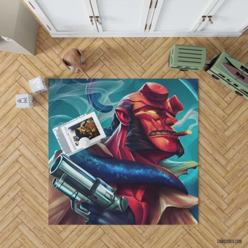 Dark Horse Legendary Antihero Hellboy Comic Rug