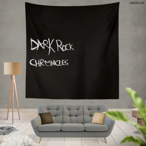 Dark Rock Chronicles Haunting Quest Comic Wall Tapestry