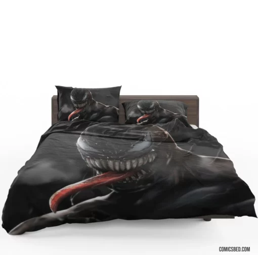 Dark Venom Marvel Allure of Sinister Comic Bedding Set