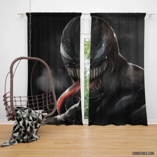 Dark Venom Marvel Allure of Sinister Comic Curtain