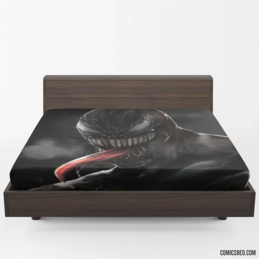 Dark Venom Marvel Allure of Sinister Comic Fitted Sheet