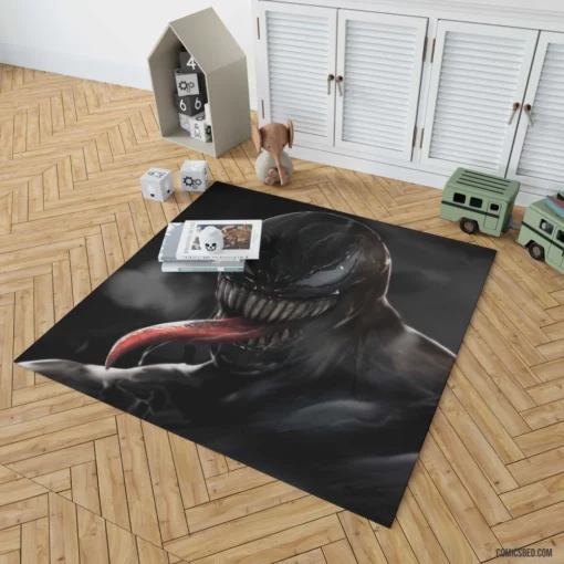 Dark Venom Marvel Allure of Sinister Comic Rug 1