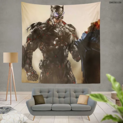 Dark Victory Batman Endless Battle Comic Wall Tapestry