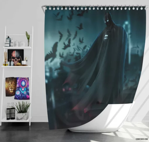 Dark Victory The Batman Chronicles Comic Shower Curtain