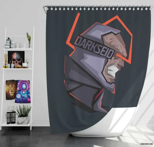 Darkseid DC Apocalyptic Tyrant Comic Shower Curtain