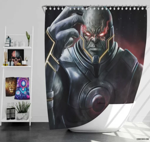 Darkseid DC Tyrannical Mastermind Comic Shower Curtain