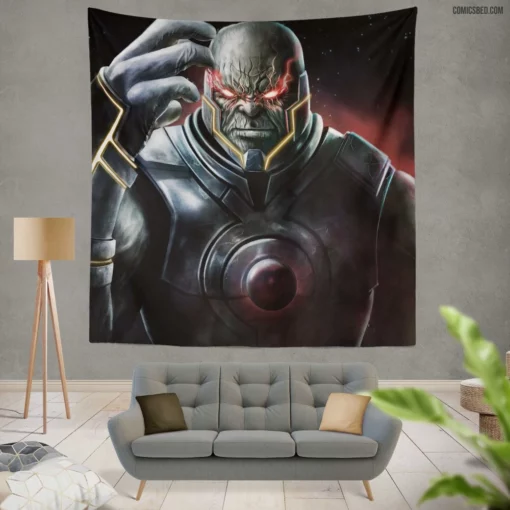 Darkseid DC Tyrannical Mastermind Comic Wall Tapestry