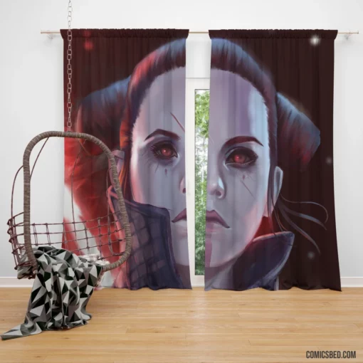 Darth Rey Star Wars Force Awakens Comic Curtain