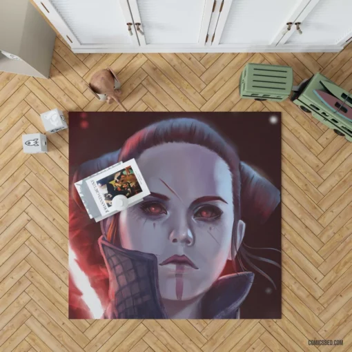 Darth Rey Star Wars Force Awakens Comic Rug