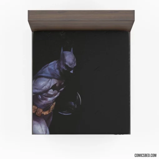 Dawn of Justice The Batman Rises Comic Fitted Sheet 1