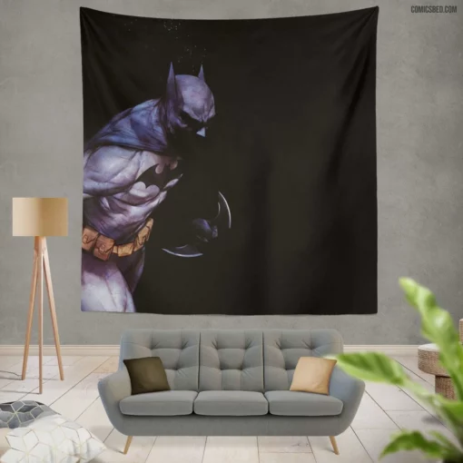 Dawn of Justice The Batman Rises Comic Wall Tapestry