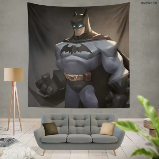 Dawn of the Bat Gotham Guardian Rises Comic Wall Tapestry