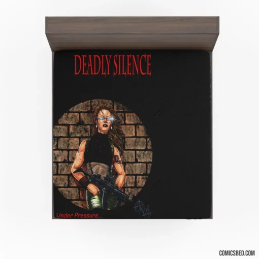 Deadly Silence Suspenseful Chronicles Comic Fitted Sheet 1