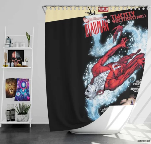 Deadman Ghostly Chronicles Comic Shower Curtain