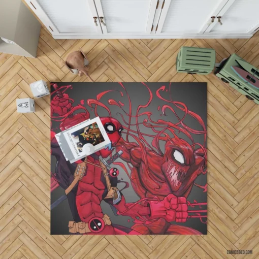 Deadpool Adventure Awaits Comic Rug