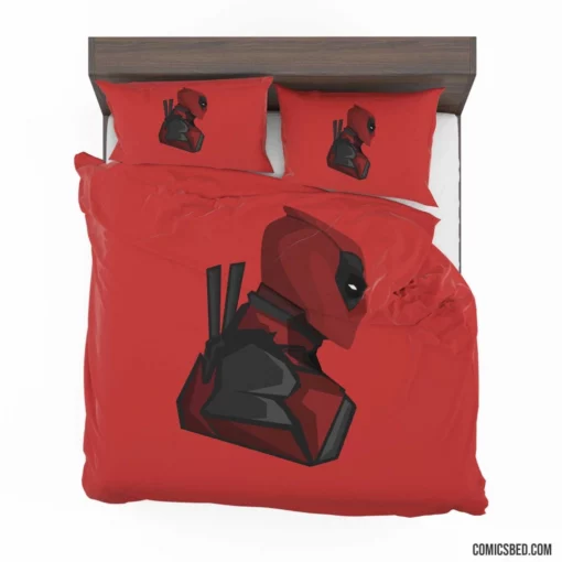 Deadpool Antihero Antics Comic Bedding Set 1