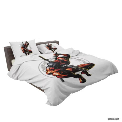 Deadpool Chaotic Antics Continue Comic Bedding Set 2