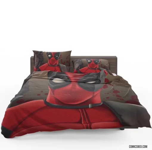 Deadpool Chronicles Marvel Unbreakable Merc Comic Bedding Set