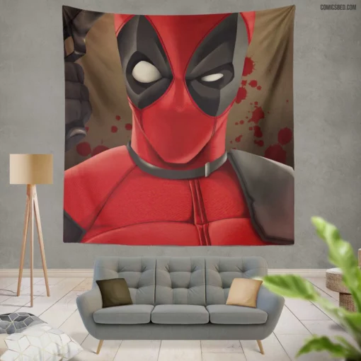 Deadpool Chronicles Marvel Unbreakable Merc Comic Wall Tapestry