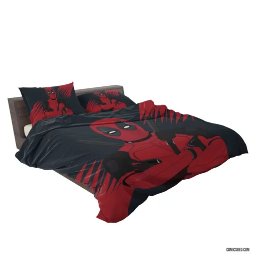 Deadpool Chronicles Marvel Unconventional Hero Comic Bedding Set 2