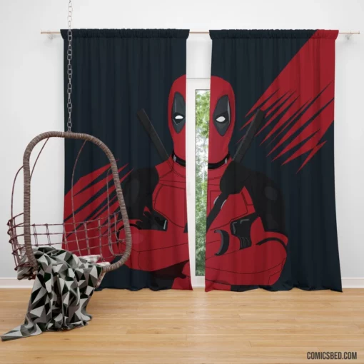 Deadpool Chronicles Marvel Unconventional Hero Comic Curtain