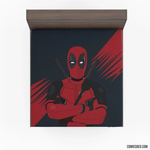 Deadpool Chronicles Marvel Unconventional Hero Comic Fitted Sheet 1