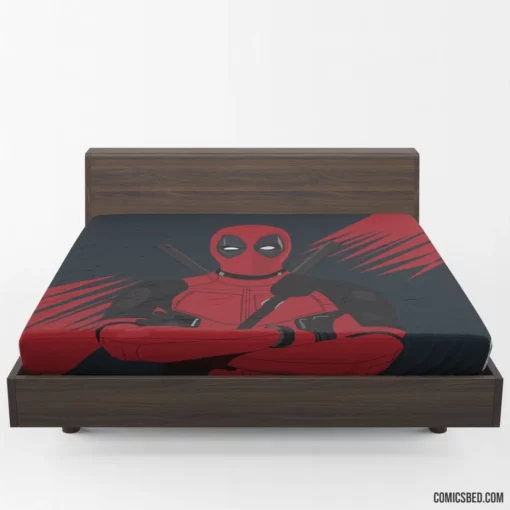 Deadpool Chronicles Marvel Unconventional Hero Comic Fitted Sheet