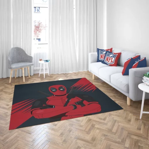 Deadpool Chronicles Marvel Unconventional Hero Comic Rug 2