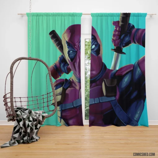 Deadpool Chronicles Marvel Unstoppable Merc Comic Curtain