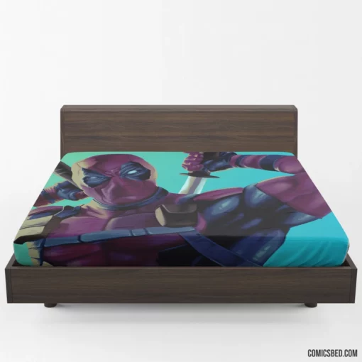 Deadpool Chronicles Marvel Unstoppable Merc Comic Fitted Sheet