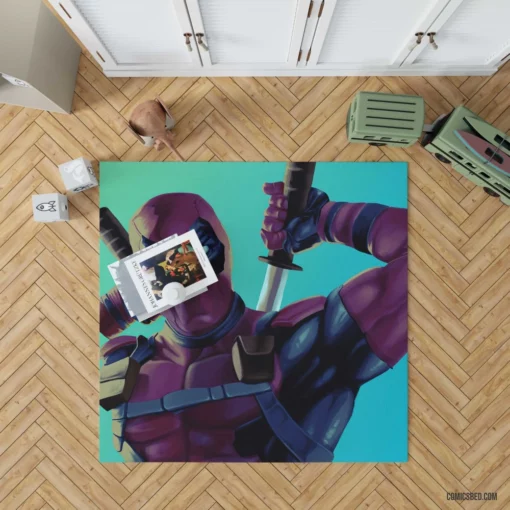 Deadpool Chronicles Marvel Unstoppable Merc Comic Rug