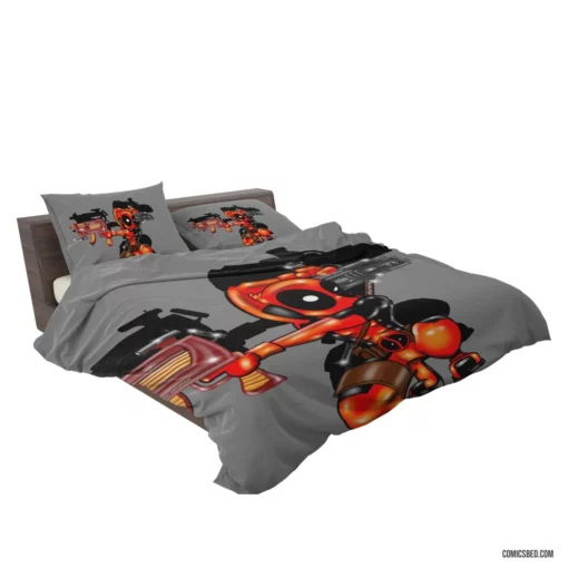 Deadpool Chronicles Marvel Witty Merc Comic Bedding Set 2